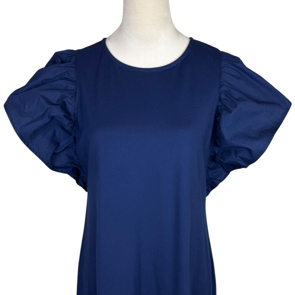 Crown & Ivy NWT Flutter Ruffle Sleeve Knit Mini S… - image 4